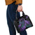 In September We Wear Teal And Purple Shoulder Handbag Magic Ribbon Semicolon
