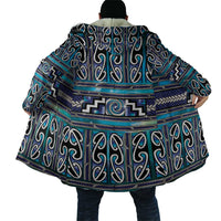 Maori Matariki Cloak Blue Galaxy Aesthetic Koru Art