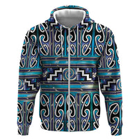 Maori Matariki Hoodie Blue Galaxy Aesthetic Koru Art