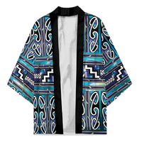 Maori Matariki Kimono Blue Galaxy Aesthetic Koru Art
