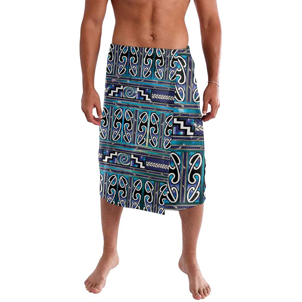 Maori Matariki Lavalava Blue Galaxy Aesthetic Koru Art