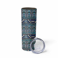 Maori Matariki Skinny Tumbler Blue Galaxy Aesthetic Koru Art