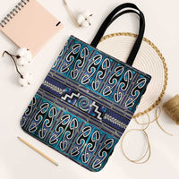Maori Matariki Tote Bag Blue Galaxy Aesthetic Koru Art