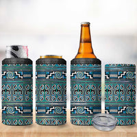 Maori Matariki 4 in 1 Can Cooler Tumbler Green Galaxy Aesthetic Koru Art
