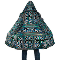Maori Matariki Cloak Green Galaxy Aesthetic Koru Art