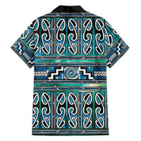 Maori Matariki Hawaiian Shirt Green Galaxy Aesthetic Koru Art