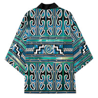 Maori Matariki Kimono Green Galaxy Aesthetic Koru Art