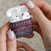 Maori Matariki AirPods Case Pink Galaxy Aesthetic Koru Art