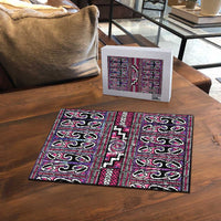 Maori Matariki Puzzle Pink Galaxy Aesthetic Koru Art