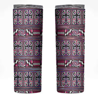 Maori Matariki Skinny Tumbler Pink Galaxy Aesthetic Koru Art