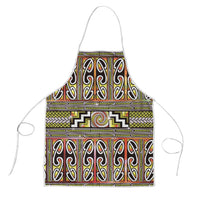 Maori Matariki Apron Yellow Galaxy Aesthetic Koru Art