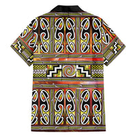 Maori Matariki Family Matching Tank Maxi Dress and Hawaiian Shirt Yellow Galaxy Aesthetic Koru Art LT01 - Polynesian Pride