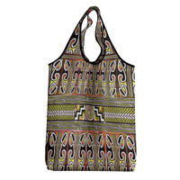 Maori Matariki Grocery Bag Yellow Galaxy Aesthetic Koru Art