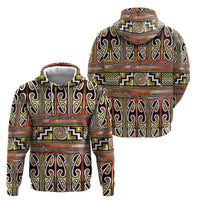 Maori Matariki Hoodie Yellow Galaxy Aesthetic Koru Art