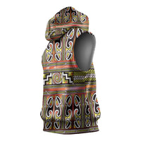 Maori Matariki Sleeveless Hoodie Yellow Galaxy Aesthetic Koru Art