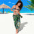 Polynesian Hibiscus Tropical Green Floral Sarong Tribal Pattern - Polynesian Pride