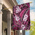 Polynesian Hibiscus Tropical Pink Floral Garden Flag Tribal Pattern - Polynesian Pride