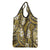 Polynesian Hibiscus Tropical Yellow Floral Grocery Bag Tribal Pattern - Polynesian Pride