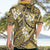 Polynesian Hibiscus Tropical Yellow Floral Hawaiian Shirt Tribal Pattern - Polynesian Pride