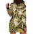 Polynesian Hibiscus Tropical Yellow Floral Hoodie Dress Tribal Pattern - Polynesian Pride