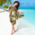 Polynesian Hibiscus Tropical Yellow Floral Sarong Tribal Pattern - Polynesian Pride