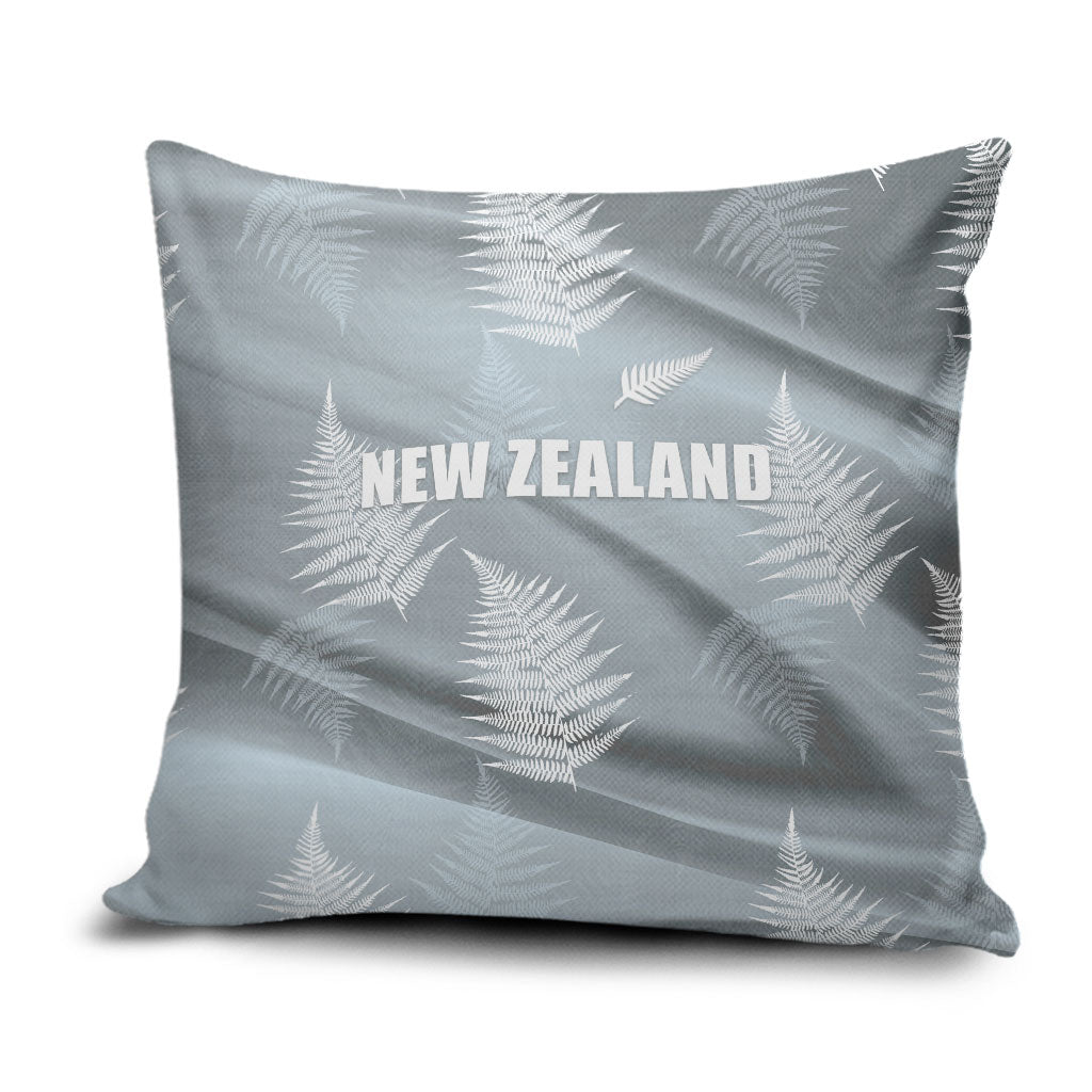 Rugby New Zealand 2026 Pillow Cover The Fern Go Champions LT01 Grey - Polynesian Pride