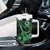 Hawaii Ukulele Tumbler With Handle Polynesian Pattern Green Version