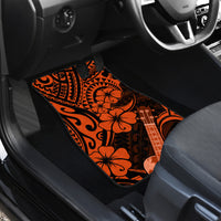 Hawaii Ukulele Car Mats Polynesian Pattern Orange Version LT01 - Polynesian Pride