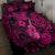 Hawaii Ukulele Quilt Bed Set Polynesian Pattern Pink Version LT01 - Polynesian Pride