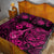 Hawaii Ukulele Quilt Bed Set Polynesian Pattern Pink Version LT01 - Polynesian Pride