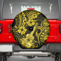 Hawaii Ukulele Spare Tire Cover Polynesian Pattern Yellow Version LT01 - Polynesian Pride