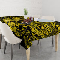 Hawaii Ukulele Tablecloth Polynesian Pattern Yellow Version LT01 - Polynesian Pride