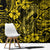 Hawaii Fish Hook Window Curtain Hibiscus Hawaii Tribal Tattoo Yellow Version LT01 - Polynesian Pride