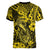 Hawaii Fish Hook Women V Neck T Shirt Hibiscus Hawaii Tribal Tattoo Yellow Version LT01 - Polynesian Pride