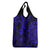 Hawaii King Kamehameha Grocery Bag Polynesian Pattern Navy Blue Version
