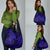 Hawaii King Kamehameha Grocery Bag Polynesian Pattern Navy Blue Version