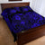 Hawaii King Kamehameha Quilt Bed Set Polynesian Pattern Navy Blue Version LT01 - Polynesian Pride