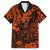 Hawaii King Kamehameha Hawaiian Shirt Polynesian Pattern Orange Version LT01 Orange - Polynesian Pride