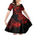 Hawaii King Kamehameha Family Matching Tank Maxi Dress and Hawaiian Shirt Polynesian Pattern Red Version LT01 Daughter's Dress Red - Polynesian Pride