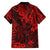 Hawaii King Kamehameha Family Matching Tank Maxi Dress and Hawaiian Shirt Polynesian Pattern Red Version LT01 - Polynesian Pride