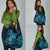 Hawaii King Kamehameha Grocery Bag Polynesian Pattern Sky Blue Version