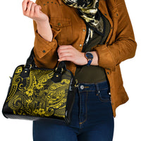 Hawaii King Kamehameha Shoulder Handbag Polynesian Pattern Yellow Version LT01 - Polynesian Pride
