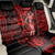 Hawaii Hula Girl Back Car Seat Cover Hibiscus Hawaii Tribal Tattoo Red Version