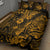 Hawaii Pineapple Quilt Bed Set Paradise Flowers Pacific With Gold Polynesian Tribal LT01 - Polynesian Pride