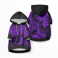 Hawaii Pineapple Pet Hoodie Polynesian Pattern Purple Version LT01 Pullover Purple - Polynesian Pride
