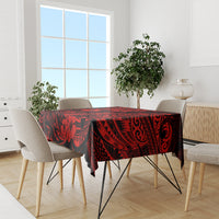 Hawaii Pineapple Tablecloth Polynesian Pattern Red Version LT01 - Polynesian Pride
