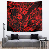 Hawaii Pineapple Tapestry Polynesian Pattern Red Version LT01 - Polynesian Pride
