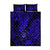 Hawaii Shaka Sign Quilt Bed Set With Polynesian Hibiscus Navy Blue Unique LT01 Blue - Polynesian Pride