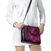 Hawaii Shaka Sign Shoulder Handbag With Polynesian Hibiscus Pink Unique LT01 - Polynesian Pride