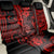 Hawaii Shaka Sign Back Car Seat Cover Polynesian Pattern Red Version